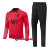 Liverpool Quarter Zip Training Huppari 2022-23 Punainen - Lasten